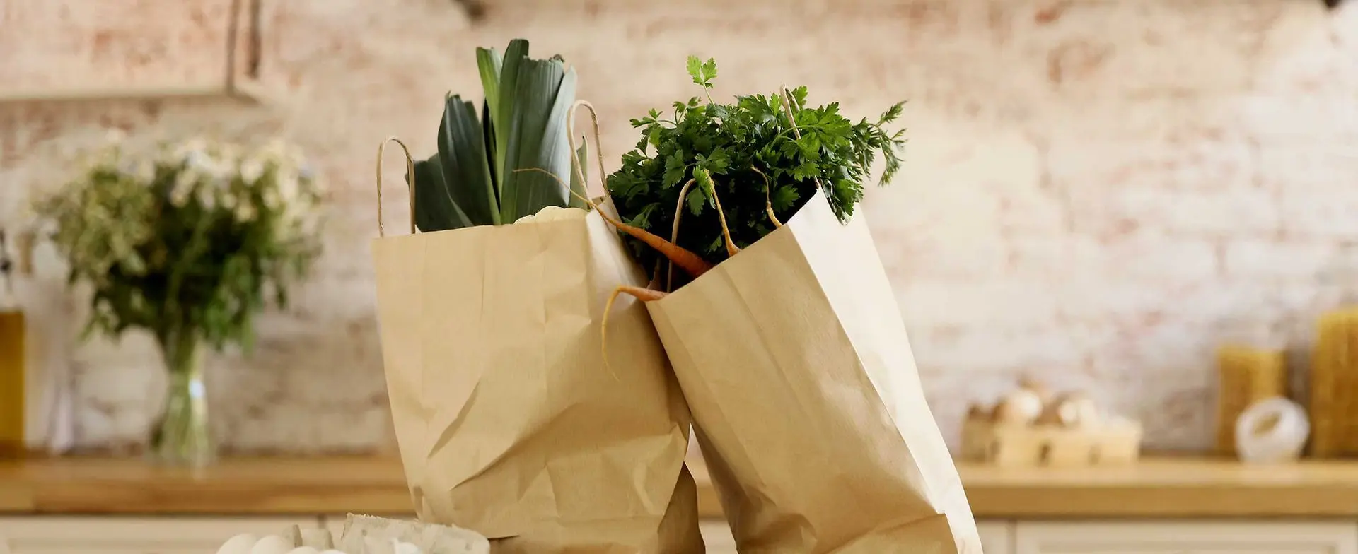 Sacs de courses en papier